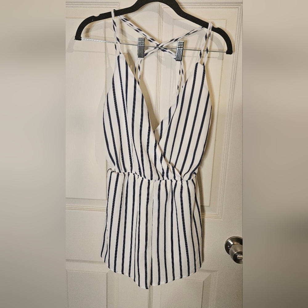 Striped Jumpsuit